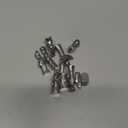 Nativity Set Mini Pewter Figurine 10 pc Set w/ Velvet Pouch