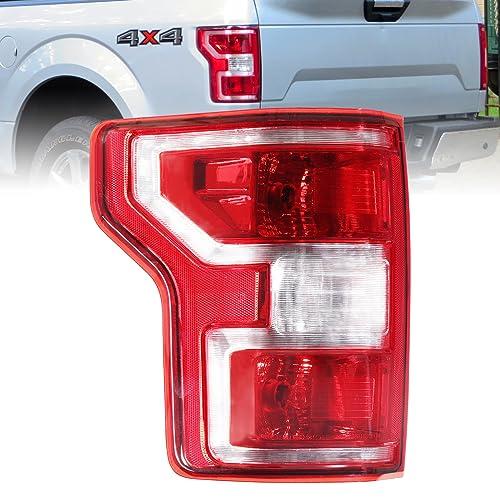 Boine F150 Tail Light Compatible With 2018 2019 2020 Ford F150 F-150 Left Driver Side Rear Light Brake Lamp - Bulb and Harness Included Replace JL3Z13405H