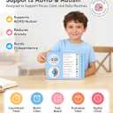3-in-1 Visual Timer & ADHD Tool for Kids ADHD Task Timer for Adults with Visual Schedule, Chore Chart & Planning Board for Home, School, Classroom, Work (Blue)