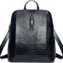 COOLCY Women Real Leather Backpack Shoulder Bag