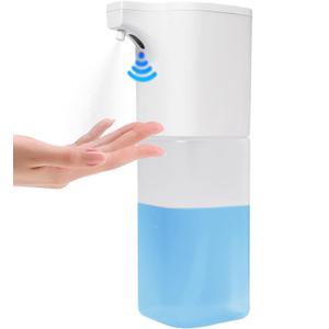 Touchless Alcohol Spray Dispenser, Infrared Induction Sprayer, Automatic Hand Sanitizer, White, 550ml, 8.9x2.9x10.3cm
