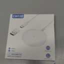 MagSafe Charger Magnetic Wireless iPhone Charge Compatible with iPhone 17 Pro Max Air 16 15 14 Pro Max Plus 13 12 Pro Max & AirPods 4 3 2 Pro - Charging Pad Dock for Travel Home Office (White)