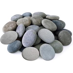 26PCS Large Painting Rocks, Natural River Rocks, 2-3 Inches Flat Rocks for Painting, Rock Painting for Kids, Stones for Arts & Crafting