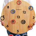 SUNGIFT Hook Ring Toss Game for Adults & Kids - Yard Hooky Ring Tossing Games - Hookie Wall Game Indoor & Outdoor Family Fun - Home, Party, Office, Camping & Backyard Games