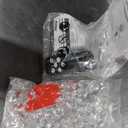 DWVO Modern TV Stand for 75 Inch TVs, Entertainment Center with LED Lights, TV Console with Storage Cabinets & Movable Partition for Living Room, Black