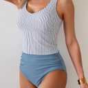 Eomenie Two Piece Tankini Swimsuits for Women Tummy Control Bathing Suits U Back Swim Tank Top with High Waisted Bottom (S)