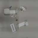 Hicarer 2 Pcs Closet Rod Support for Wire Shelf Adjustable Rod Bracket Metal Wall Mount Brackets for Hanging Clothes Laundry Room Shelves Closet Utility Storage