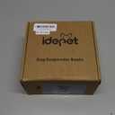 Idepet Dog Suspender Boots, Tall Dog Boots Anti-Slip & Fall Waterproof Shoes Leggings, Adjustable Suspender Boots for Winter Snow Rain Hiking Paws Protector (Red,7)