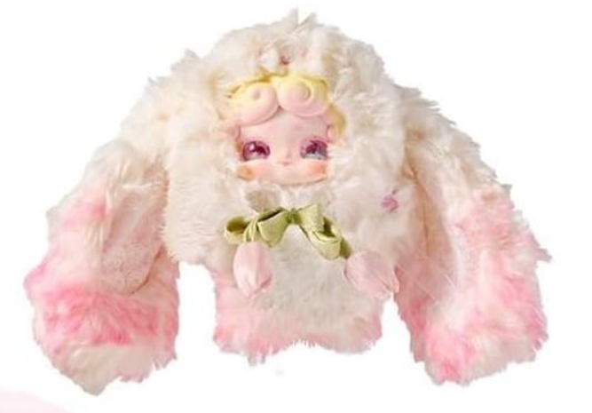 POP JOY Plush Blindbox Pendant Stuffed Animals Cute Healing Figure Kawaii Face Doll Comfort Collectible Toys with Movable Eyes Birthday Gifts Single Box 3+