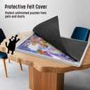 Lavievert 1000 Pieces Tilting Jigsaw Puzzle Board with Cover, 3 Angle Adjustable Puzzle Table, Lightweight Felt Jigsaw Mat with Stand, Portable Puzzle Saver for Easy Transport & Storage