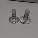 2 Pack Bathroom Sink Stopper for 1.06-1.50in, Universal Drain Filter with Hair Strainer, Universal Bathroom Sink Drain Pop Up Stopper for US Stainless Steel Floor Drain Filter