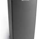 simplehuman 40 Liter / 10.6 Gallon Slim Kitchen Step Trash Can With Secure Slide Lock, Grey Plastic