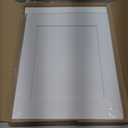 Egofine Pack of 5 White Pre-Cut Mat Board 11x14 Picture Mat for 8x10 Photo with White Core Bevel Cut Mattes Sets. Includes 5 High Premier Acid Free Mats & 5 Backing Board & 5 Clear Bags