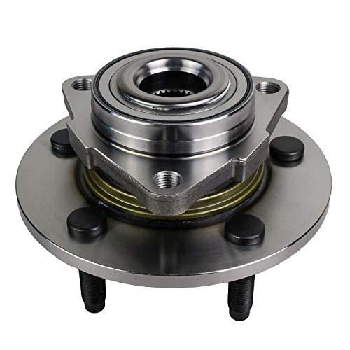 Autoround 515072 Front Wheel Hub and Bearing Assembly Compatible with 2002-2008 Dodge Ram 1500 Non-ABS 5 Lug