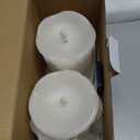 Homemory Dripping Wax Flameless Candles, Battery Operated Candles with Remote Control and Timers, LED Pillar Candles, Electric Fake Candles, 3" x 6", Set of 2