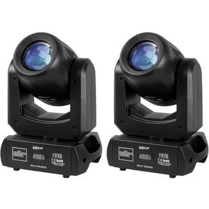 100W LED Moving Head Lights Beam 14Gobos 11Colors 8 Face Roto Prism Super Bright Silent Cooling System Dj Disco Light Spotlight Stage Light for Wedding Party Church Live Show Club (2 Pack)