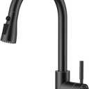 WEWE Kitchen Faucets with Pull Down Sprayer, Stainless Steel Single Handle 1 Hole for Family Kitchen Commercial Camper Laundry Rv Bar, Oil Rubbed Bronze