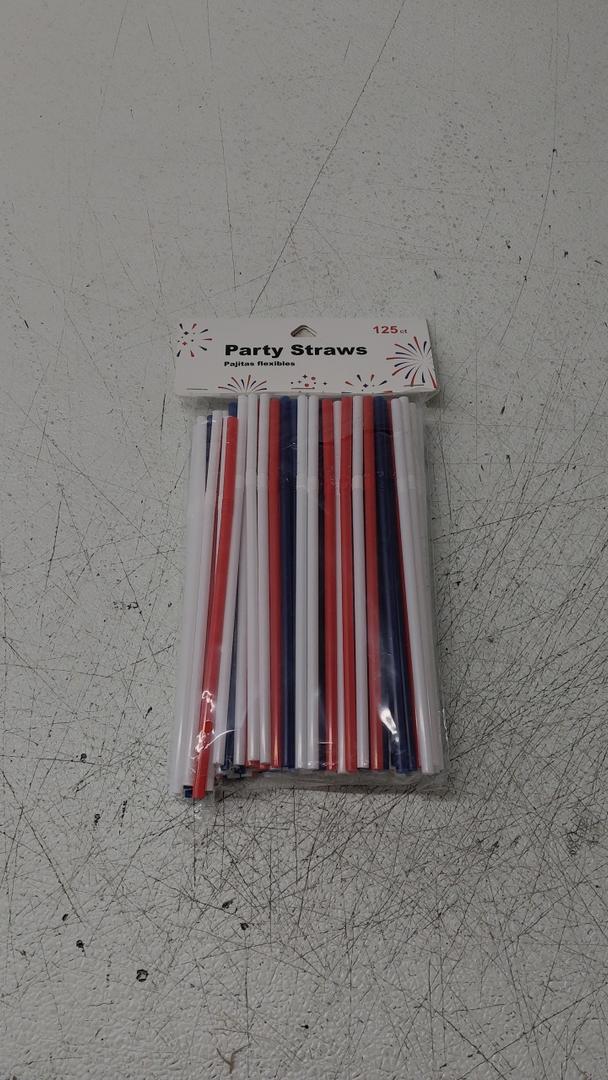 Party Straws 125 CT