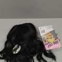 Black Wig With Bangs Bob Synthetic Curly Wigs Natural Shoulder Length Wig 12 inch for Women Girls Daily Use Colorful Wigs