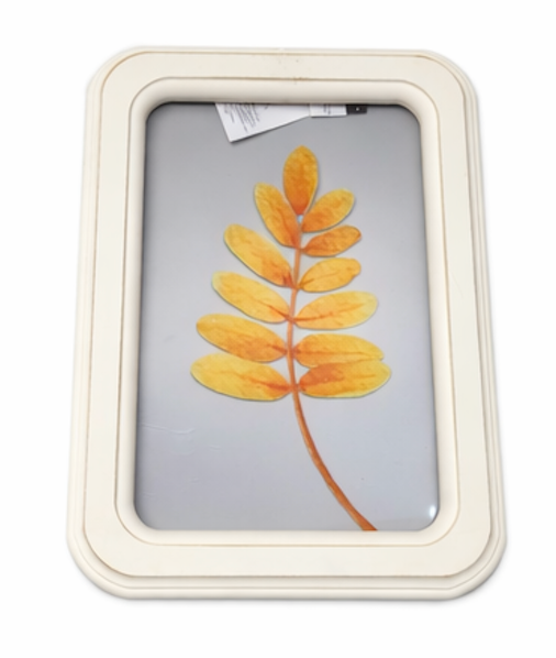 Holiday Home 11.8 Inch Yellow Leaf Wall Decor, 11.8 in