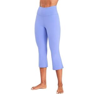 Sunzel High Waist Mini Flared Leggings for Women, Tummy Control Casual Flare Yoga Pants for Yoga Workout Gym Size S
