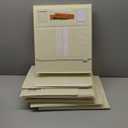 Storage Bins with Lids - Fabric Storage Baskets for Shelves, 6 Pack Foldable Decorative Boxes with Handles, Stackable Organizer Bins for Home, Nursery, Dorm, Beige