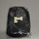 Graduation Gifts for Him - Crossbody Bag for Men, Sling Bag / Waist Pack for Travel & Sports, Initial White L, Black