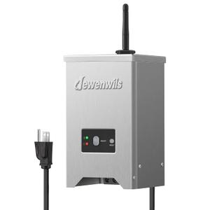 DEWENWILS 120W Smart Low Voltage Landscape Transformer, 2.4GHz WiFi Landscape Lighting Transformer, 120V AC to 12/15V AC, Compatible with Alexa & Google Home, for Outdoor Landscape Lights, FCC Listed