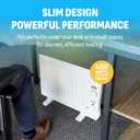NewAir Portable Space Heater for Indoor Use | Ideal Heater for Bedroom, Office or Under Desk | Electric, Energy Efficient and Noiseless