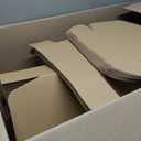 Qilery 100 Pcs Shipping Boxes Cardboard Gift Corrugated Cardboard Brown Boxes Mailer Packaging for Mailing Small Business Present (12 x 9 x 4 Inches)