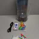 Toycol Bubble Fake Fish Lamp, Sensory Aquarium Lamp with 5 Floating Fake Fish & 7 Colors Light, Night Light for Relax and Decoration, Ideal Gift for Kids and Adults