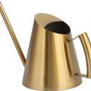 Watering Can, 1500ml Stainless Steel Long Spout Watering Cans, Gold Water Can Suitable for Potted Plants, Hanging Plants, and Outdoor Gardens