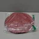 13"Round Placemats Set of 4, Reversible Faux Leather Heat Resistant Table Mats, 100% Waterproof Oilproof Wipeable Table Protective Placemats for Vinyl, Washable for Indoor & Outdoor Use (4, burgundy)