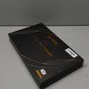 INTEO Red Light Therapy for Face, 3 Modes Portable Led Face Mask Light Therapy with Remote, Near-infrared 850 Red Light Mask with Timing Function, Led Light Therapy At Home 180 LED Beads (Black Golden)