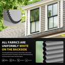 Top Down Bottom Up Cordless Cellular Shades, 31 5/8" W × 48" H, Black