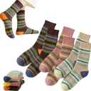 3Pack Womens Fuzzy Socks Warm Sleep Adult Socks Cozy Fluffy Winter Warm Slipper Socks, One Size