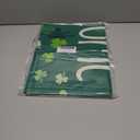 Welcome St. Patrick's Day Green Shamrocks Clovers House Flag Large Burlap 28X40 Inch Vertical Double Sided Outside Yard Holiday Outdoor Farmhouse Decoration