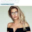 Kafirlo Bifocal Reading Glasses Women Blue Light Computer Readers With Clear Top Cat Eye Frame Stylish Fashion Ladies Eyeglass +2.50