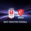 msi PRO MP341CQPHG E12 34" VA 3440x1440(UWQHD) Computer Monitor,120Hz,Adaptive-Sync,HDMI,DisplayPort,Type C,VESA,Height Adjustable,Speaker,1ms,Black