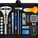 JOREST Watch Repair Tool Kit, Battery Replacement, Strap Adjustment, Bracelet Pin Removal, Band Link Remover, Resizing Tool, Wrench Opening Cover, Case Back Opener, Screwdriver, Spring Bar
