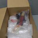 Tioncy 16 Pcs Empty Vanilla Extract Bottles for Homemade Vanilla Jar Glass Bottle with Cap, Shrink Band, Sticker DIY Crafts Wedding Gift Food Storage Canister for Bean(Black, Red, Gold,3 oz)