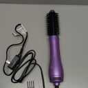Hot Air Brush, Aima Beauty Salon One-Step Hair Dryer and Volumizer, 4-in-1 Hair Dryer Brush, Hair Styling Tools, Purple-Round