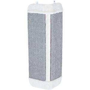 Trixie Scratching Board for Corner Vertical Sisal Rope Pad for Indoor Cats Easy-Install Corner Scratch Pad Gray, 1 x 12.6 x 23.6 in