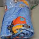 BOOPBEEP Construction Toddler Blanket for Boys Girls Lightweight Baby Kids Blanket Cute Soft Small Truck Car Blankets Comfy Fleece Flannel Plush Blue Throw Blankets Gifts 40x50