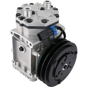 Replacement Car/Truck AC Compressor By AA Ignition - Compatible with Freightliner, Peterbilt, Kenworth 1996-1999 - Replaces ET210L, ET210L-25150-1996, 1997, 1998, 1999