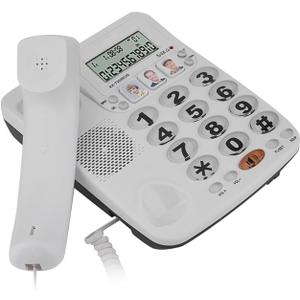 2line Corded Phone with Answering Machine and Noise Cancelling Function,Caller ID Display for Clear Calls,Landline Telephone Corded for Home and Office Use