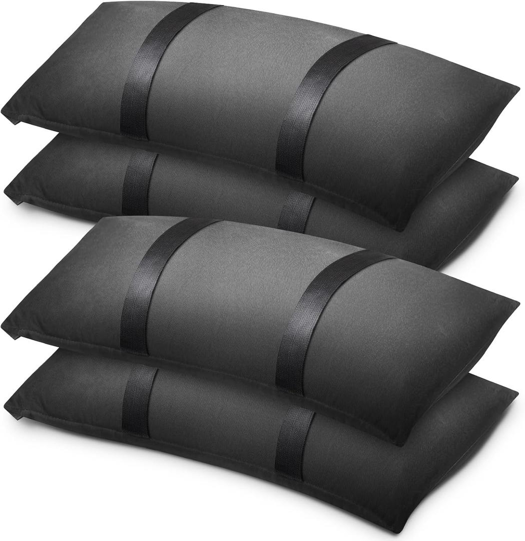 200 LBS Umbrella Base Weight Sandbags, Sand Bags for Weight, 4 Packs Fillable Sandbags for Umbrella Base, Weatherproof Furniture Heavy Duty Weight Bags For Cantilever Patio Umbrella Trampoline Garden