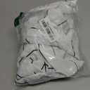 Riyidecor Small Stall 36Wx72H Inch Shower Curtain,Narrow RV Walkin Black White Herringbone Modern Bathroom Curtains,Half Stand Up Zig Zag Chevron Camper Bathroom Accessories Waterproof Fabric 7 Hooks,A-01white Black, 36"W x 72"L (Pack of 1)