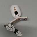 3-in-1 for Aurora Red Light for Face & Neck Beauty Massager, with Suction, Vibration, Heat, 3 Light Therapies for Skin Glow, Face Lift, Neck Firm, White