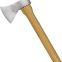 Prandi Professional Throwing Hatchet - 14 Competition Axe C43/C45 Carbon Steel - 1.32lb Tournament Grade with Hickory Handle - Made in Italy